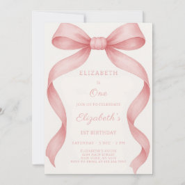 ボウフィー誕生日招待状 招待状