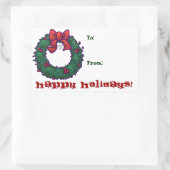 ボウフオブホーリーギフトラベル 長方形シール (バッグ)