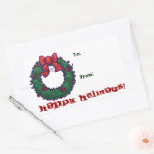 ボウフオブホーリーギフトラベル 長方形シール (封筒)