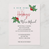 ボウフズオブホリー引っ越しましたホリデーアナウンス ポストカード (正面)