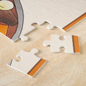 ボウフブルグニノンビーフシチュー夕食パーティーポトラック ジグソーパズル (側面)