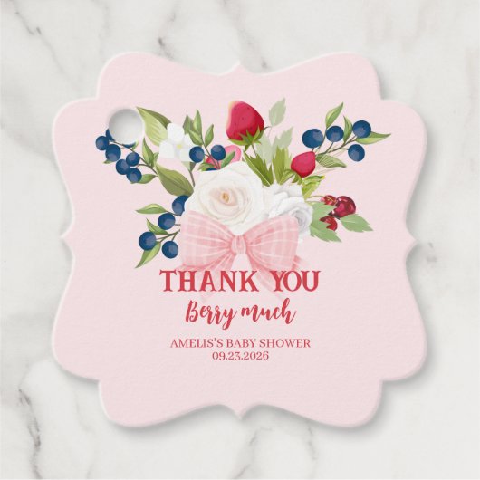 ボウフローラいちごサンキューベリー多く フェイバータグ (正面)