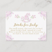 ボウフローラテディベアトイレガールシャワーブック エンクロージャーカード (正面)