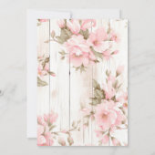 ボウフローラファンシーワンガール1st誕生日 招待状 (裏面)