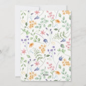 ボウフローラ結婚のウェルカムバッグの旅程 シーズンカード (裏面)