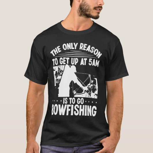 ボウフンター早起きボウフィッシャーアーチャー Tシャツ (正面)