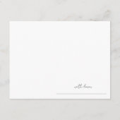 ボウブライダルシャワーアドバイスウィッシュ エンクロージャーカード (裏面)