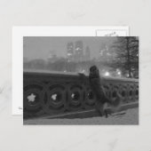 ボウブリッジからの雪の景色 ポストカード (正面/裏面)