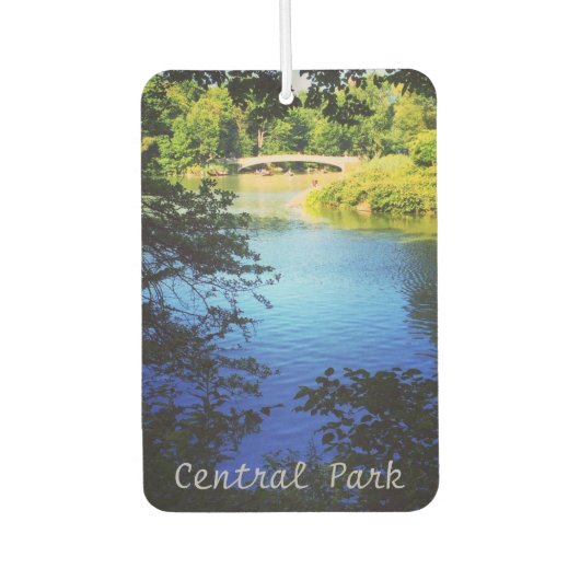 ボウブリッジセントラルパークレイクNYCニューヨーク カーエアーフレッシュナー (正面)