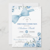 ボウブルーコケット最初の聖餐式 招待状 (正面)
