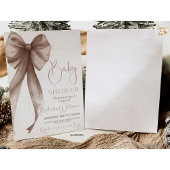 ボウベビーシャワーコケット 招待状