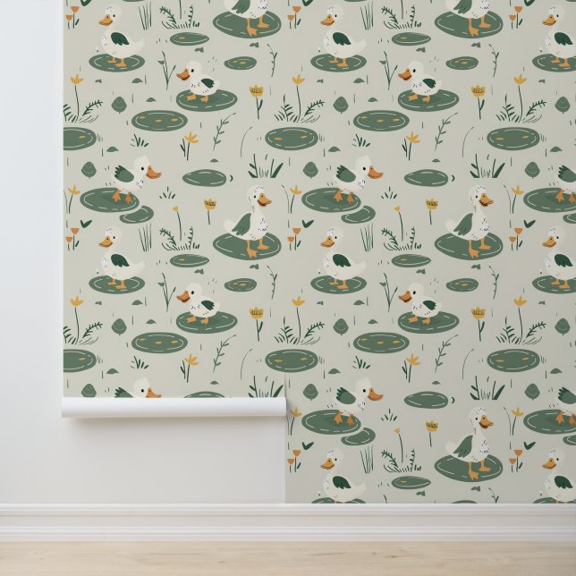 ボウホと一緒に楽しめる可愛い農場の赤ちゃん花模様#9 壁紙 (アプリケーション)