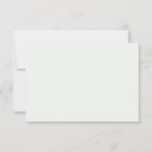 ボウホフロステッドブルー結婚パイン 出欠カード (裏面)