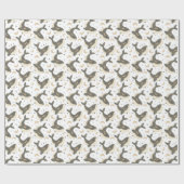 ボウホーかわいいジンベールムーンスター ラッピングペーパー (フラット)