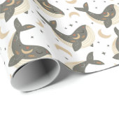 ボウホーかわいいジンベールムーンスター ラッピングペーパー (ロールコーナー)