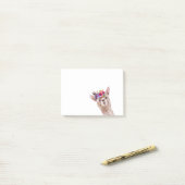 ボウホー フラワールマ アルパカ ウォーターカラー ポストイット (デスク上)