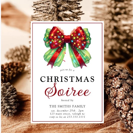 ボウモダンクリスマスライトソリエ シーズンカード