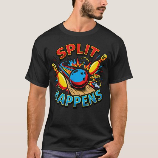 ボウラースプリット・ハプンズ Tシャツ (正面)