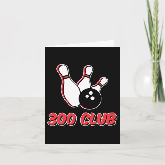 ボウラー300クラブ ロゴTシャツ カード (正面)