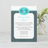 ボウリニューアルロビンエッグブルーストライプ 招待状 (スタンド正面)