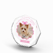 ボウリボンPETメモリーフォトピンク フォトブロック (右)