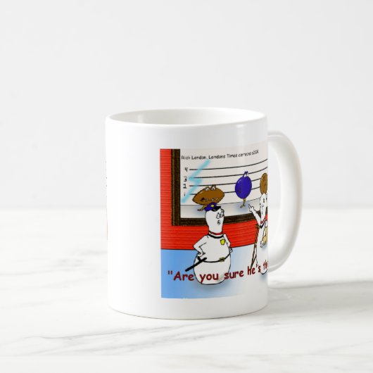 ボウリングおもしろいボール犯罪の贈り物と収集品 コーヒーマグカップ (正面右)