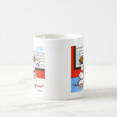 ボウリングおもしろいボール犯罪の贈り物と収集品 コーヒーマグカップ (中央)