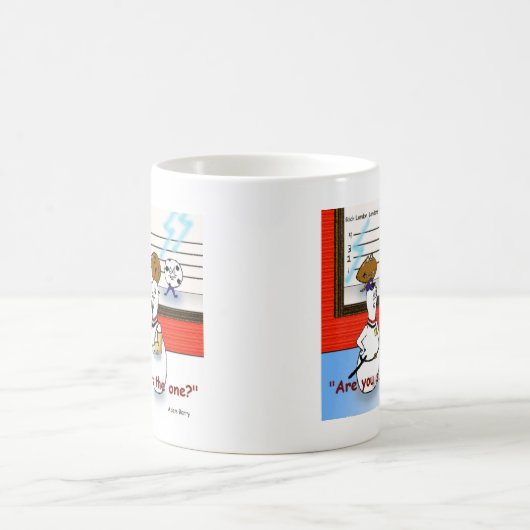 ボウリングおもしろいボール犯罪の贈り物と収集品 コーヒーマグカップ (中央)