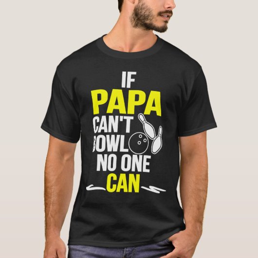 ボウリングおやじ ボウラー ラバー Tシャツ (正面)
