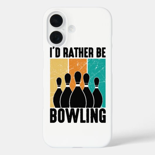 「ボウリングがいいな」面白い引用符 Case-Mate iPhoneケース (裏面)