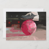 ボウリングに行こう 招待状 (裏面)