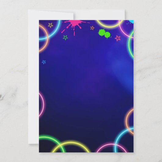 ボウリングに誘ってみよう 招待状 (裏面)