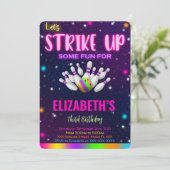 ボウリングのお誘い 招待状 (スタンド正面)