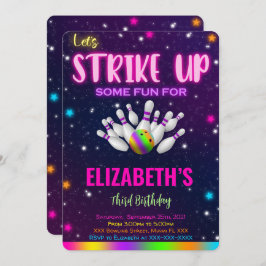 ボウリングのお誘い 招待状