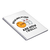 ボウリングのダジャレが私の流儀 面白いスポーツのダジャレ ノートブック (右側)