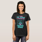 ボウリングのピンが倒れる音が好き Bow Tシャツ (正面フル)
