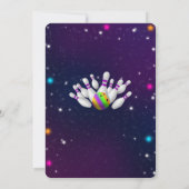 ボウリングの招待 招待状 (裏面)