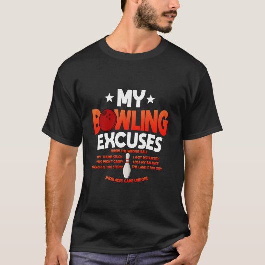 ボウリングの言い訳 Tシャツ (正面)
