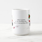 ボウリングの雪だるま コーヒーマグカップ (中央)