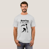 ボウリングは私のゲーム! Tシャツ (正面フル)