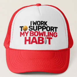 ボウリングをする人、 クリケットの投手おもしろいのボーリング習慣を支援する仕事 キャップ