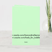 ボウリングをする人、クリケットの投手のクリスマス シーズンカード (裏面)