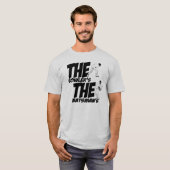 ボウリングをする人、クリケットの投手の保有物打者のWilley Tシャツ (正面フル)