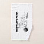 ボウリングをする人、クリケットの投手の祈りの言葉 ハンドタオル (ハンドタオル)