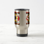 ボウリングをする人、クリケットの投手はそれをします トラベルマグ (中央)