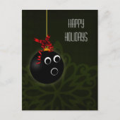 ボウリングをする人、 クリケットの投手オリディ挨拶 シーズンポストカード (正面)