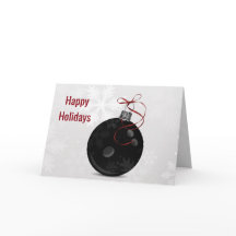 ボウリングをする人、 クリケットの投手クリスマスカード