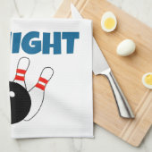 ボウリングをする人、 クリケットの投手ゴルファー キッチンタオル (四つ折り)