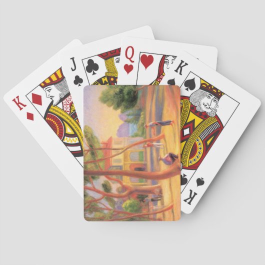 ボウリングをする人、 クリケットの投手ズアットラシオタットinフランス トランプ (裏面)