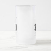 ボウリングをする人、 クリケットの投手名とボーリングハイスコアパーソナライズされた フロストグラスビールジョッキ (中央)